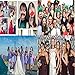 Photo Booth Props Funny DIY Kit for Wedding Party Decorations Costume Dress-up Accessories Doubtless Bay (31Pcs)