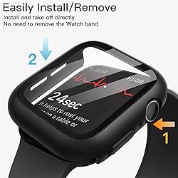 JETech Case with Screen Protector for Apple Watch