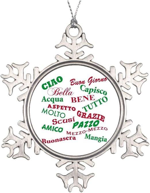 Amazon Com Cheyan Italian Sayings Decorating Ideas Christmas Tree
