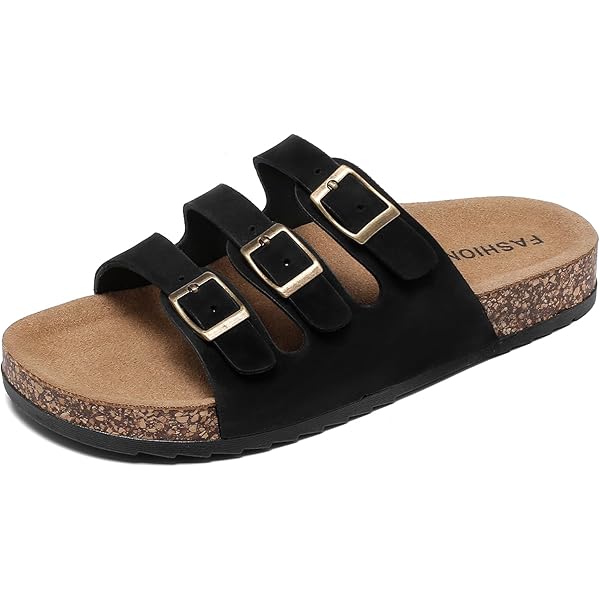 Amazon.com | FUNKYMONKEY Unisex Slide Sandals Adjustable
