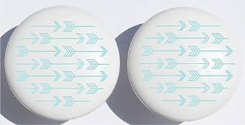 Amazon Com Seafoam Green Arrow Print Drawer Knobs Ceramic