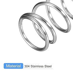 uxcell Compression Spring, 5Pcs 304 Stainless