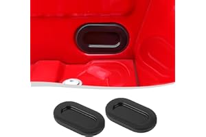 Voodonala for Ford F150 1999-2024 Truck Bed Oval Drain Plug Cover Cap Fits for 1999-2024 F150 F250 F350 Pick Up Trunk Plugs (