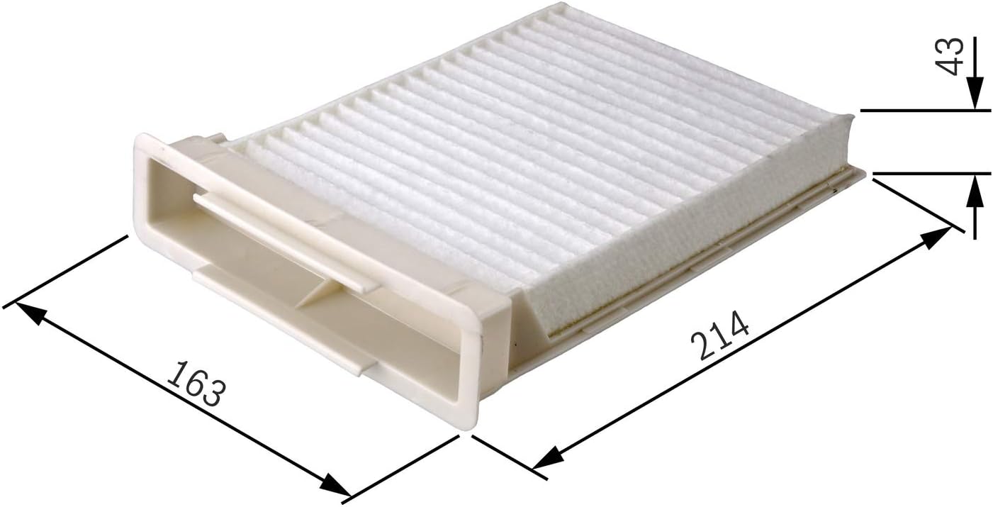 Bosch M2189 Standard Cabin Filter, Replacement Filter - Filters Pollen and Dust for Cleaner Air Inside the Vehicle - Image 3