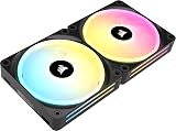 Corsair iCUE LINK QX140 RGB 140mm Magnetic Dome Fans Dual Starter Kit Black