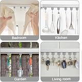 URAQT RV Awning Hooks 17 Sets Pipe Rail Hangers For Caravans Motorhomes view 7