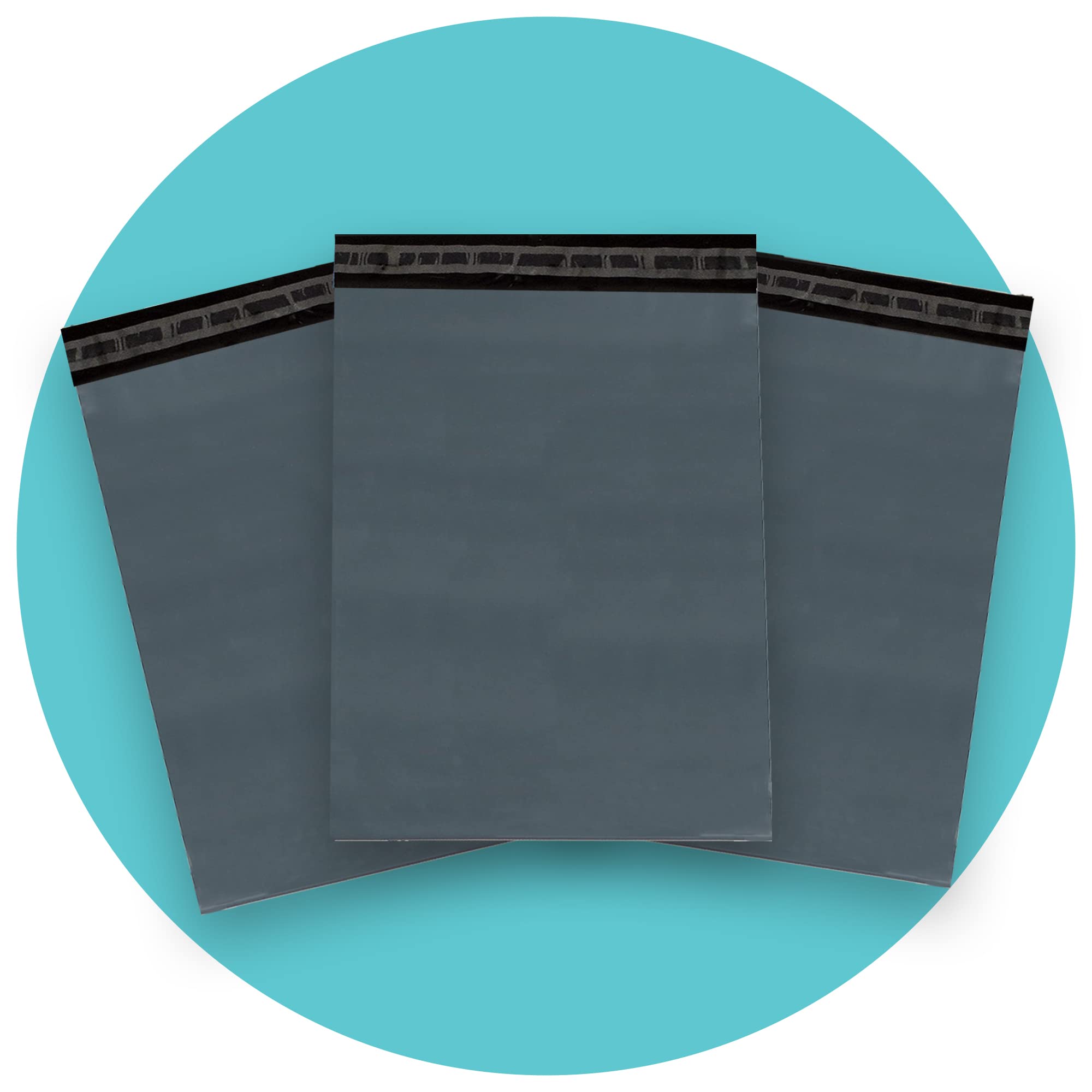 Triplast 10 x 12-Inch Plastic Mailing Postal Bag - Grey (Pack of 200)