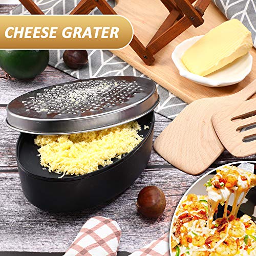 Cheese Grater with Food Storage Container and Lid Vegetable Chopper