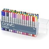 Copic Ciao, Alcohol Markers, 72 Colors, Dual Brush Tip Art Markers for Artists &amp; Creators, Blendable Markers for Coloring Drawing &amp; Illustration Art - Set B