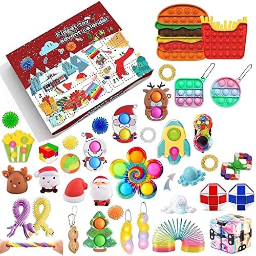 Advent Calendars 2021 Fidget Advent Calendar Toy Pop Set 24DAYS