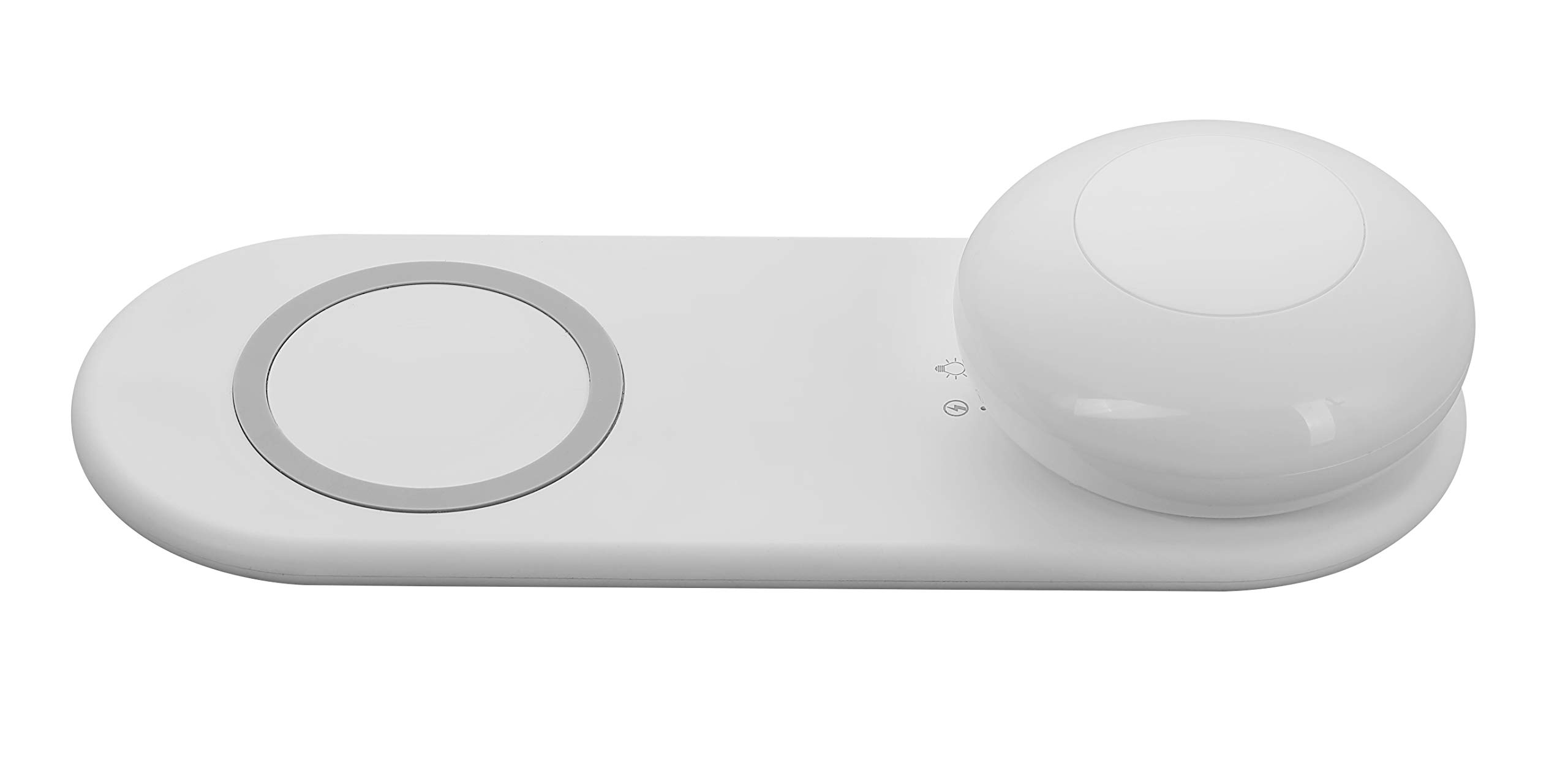 Link2Home P9 Portable Wireless Smartphone Charging Station with Night Light – 10W Fast Charging for Android and iPhone