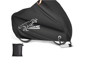 ROCK TAKIN Bike Cover for 1, 2 or 3 Bikes Outdoor Waterproof, Heavy Duty Bicycle Cover with Reflective Strips Storage Bag Rain Dust UV Wind Proof Bike Tarp for Mountain Road Electric Bike