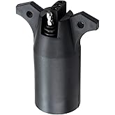 Anxingo 7 to 4 Way Pin Flat Trailer Blade Wiring Adapter, Trailer Light Plug Connector RV Boat 7-Way to 4-Way Trailer Wiring 