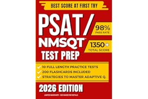 PSAT/NMSQT Test Prep: The Complete Guide to Ace the Digital Exam and Achieve Your Best Score | Includes Real Full-Length Practice Tests and Flashcards to Master Every Section and Earn National Merit