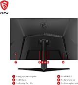 MSI G27C4X 27" Curved Gaming Monitor VA LED 1080p 1ms 250Hz HDMI DisplayPort view 5