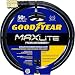 Swan Products CGYSGC58050 Goodyear MAXLite Premium Rubber+ Water Hose with Crush Proof Couplings 50' x 5/8", Black