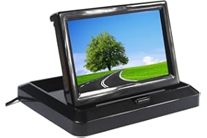 5 Inch Digital TFT LCD Color Car Rear View Monitor Screen for Parking Backup Camera, 16:9 High Definition 800 X480 Pixel