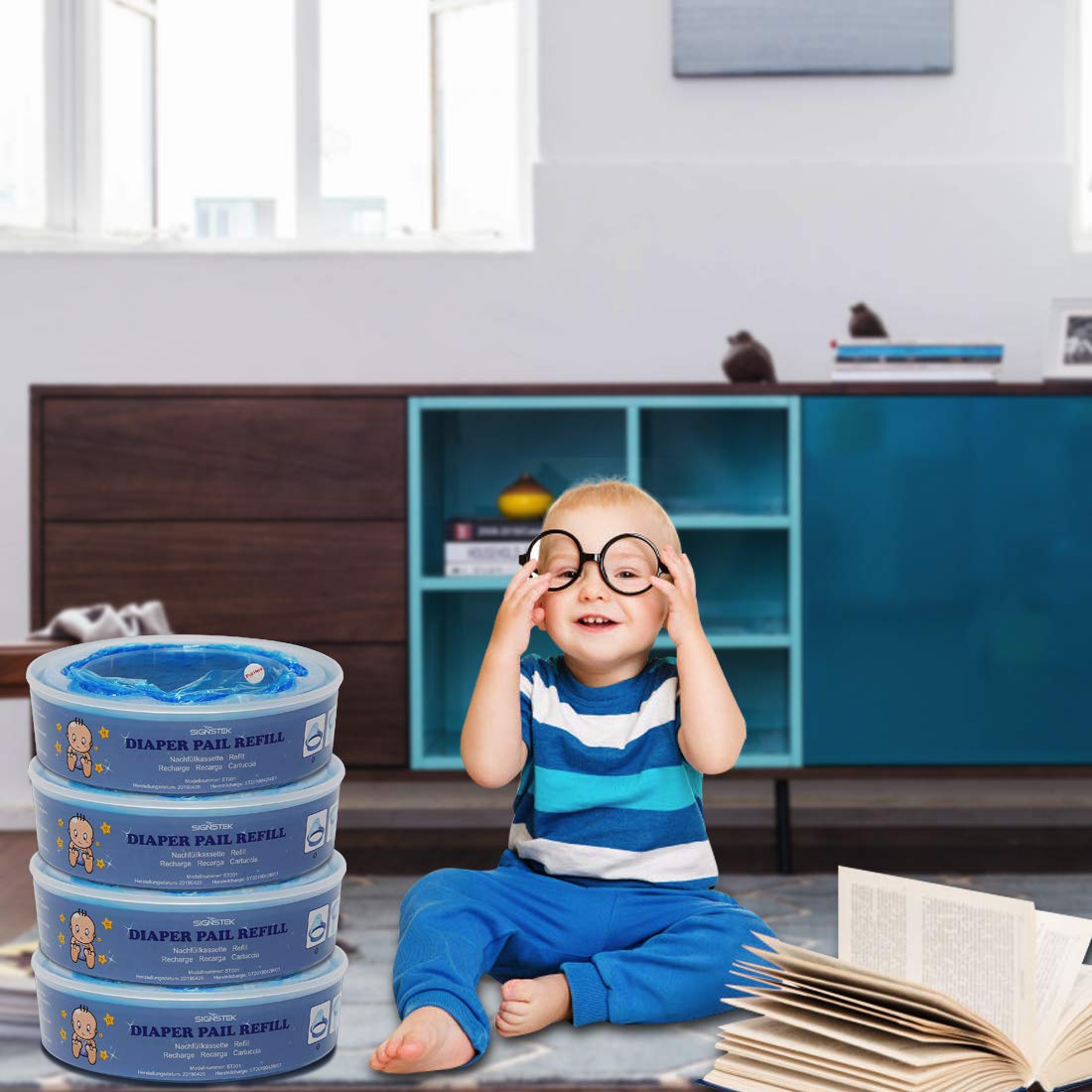 signstek diaper pail refill