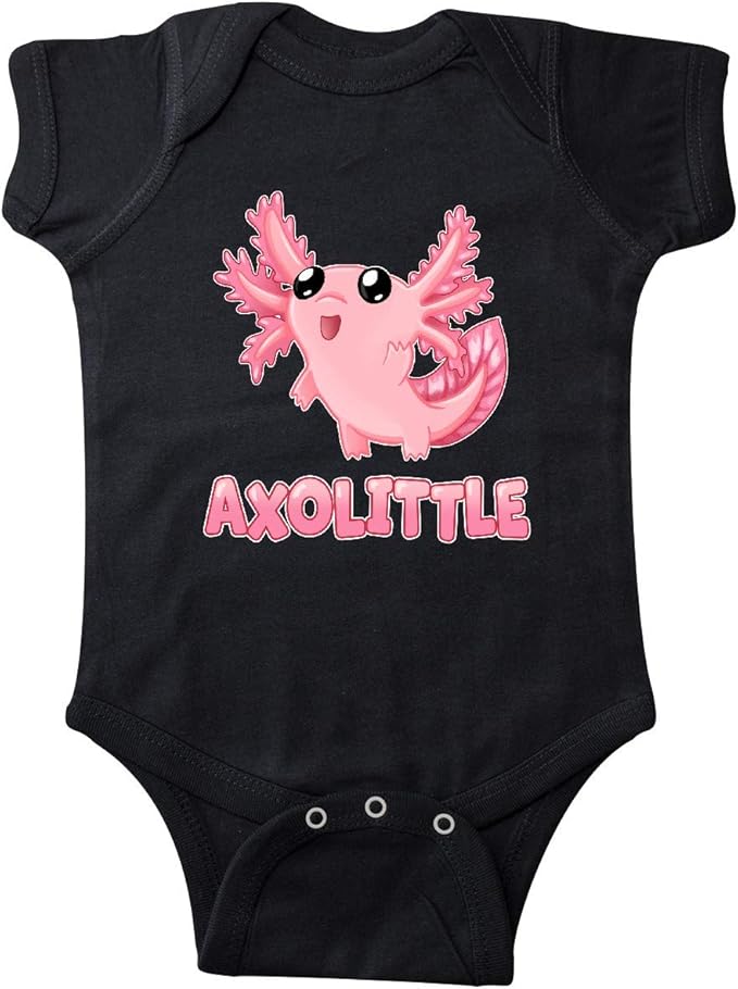 inktastic Axolittle Cute Baby Axolotl Infant Creeper Clothing