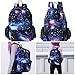 Luxspire School Backpack, Large Capacity Casual Galaxy Daypack, Space Blue