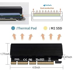 SHINESTAR NVME PCIe Adapter, M.2 NVME SSD to PCI
