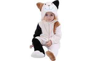 TONWHAR Unisex Baby Animal Halloween Costume Kid's and Toddler's Autumn Winter Outfits Jumpsuit