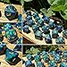 DND Dice Sets Polyhedral 7-Die Dice Peacock Dice for Dungeons and Dragons Tabletop Games Dice