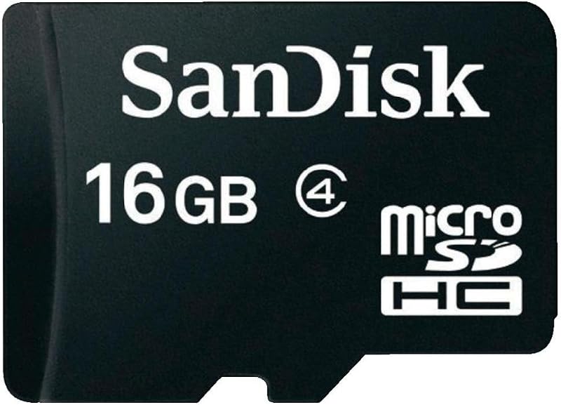 SanDisk 16 GB microSDHC Memory Card - Frustration Free Packaging - Black