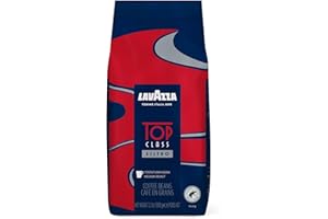 Lavazza Top Class Filtro Whole Bean Coffee Medium Roast 2.2LB Bag, 100% Natural Arabica, Milk chocolate and roasted hazelnut aromatic notes