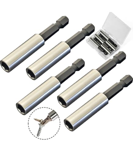 Juego De 3 Extensiones Para Taladro: Adaptador De Barras (1/2, 3/8, 1/4) - Acero Forjado