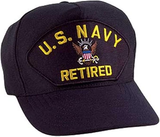 U.S. Navy Retired Ballcap Baseball Caps Clothing