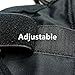 Standard Horse Size Fly Mask with Long Nose Black and Hair Opening - Good Vision Soft and Breathable, All Around Barn, Stable, Pasture, Trail Riding Fly and Sun Protection Fly Masks (Horse Size)