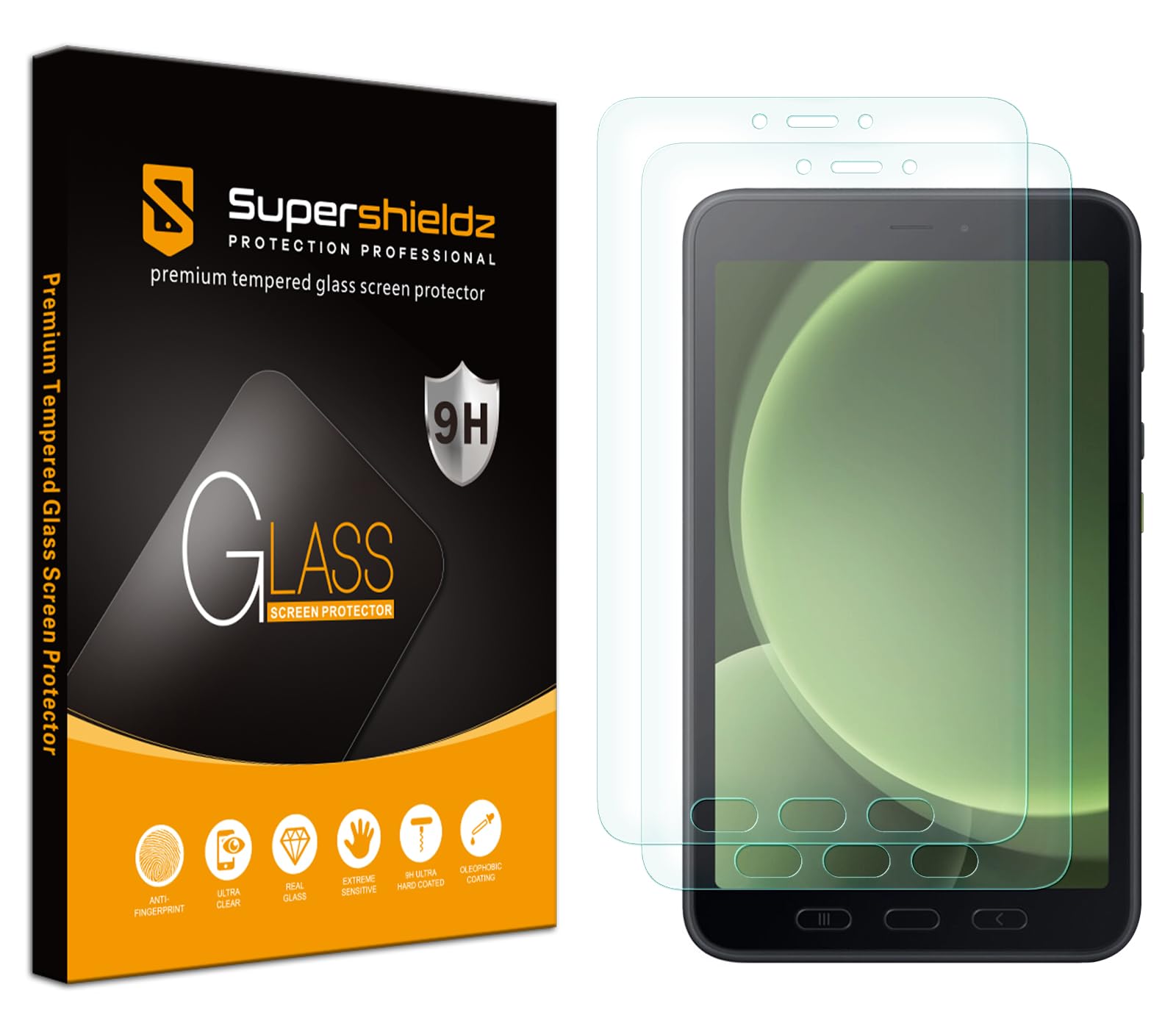 Supershieldz (2 Pack) Designed for Samsung Galaxy