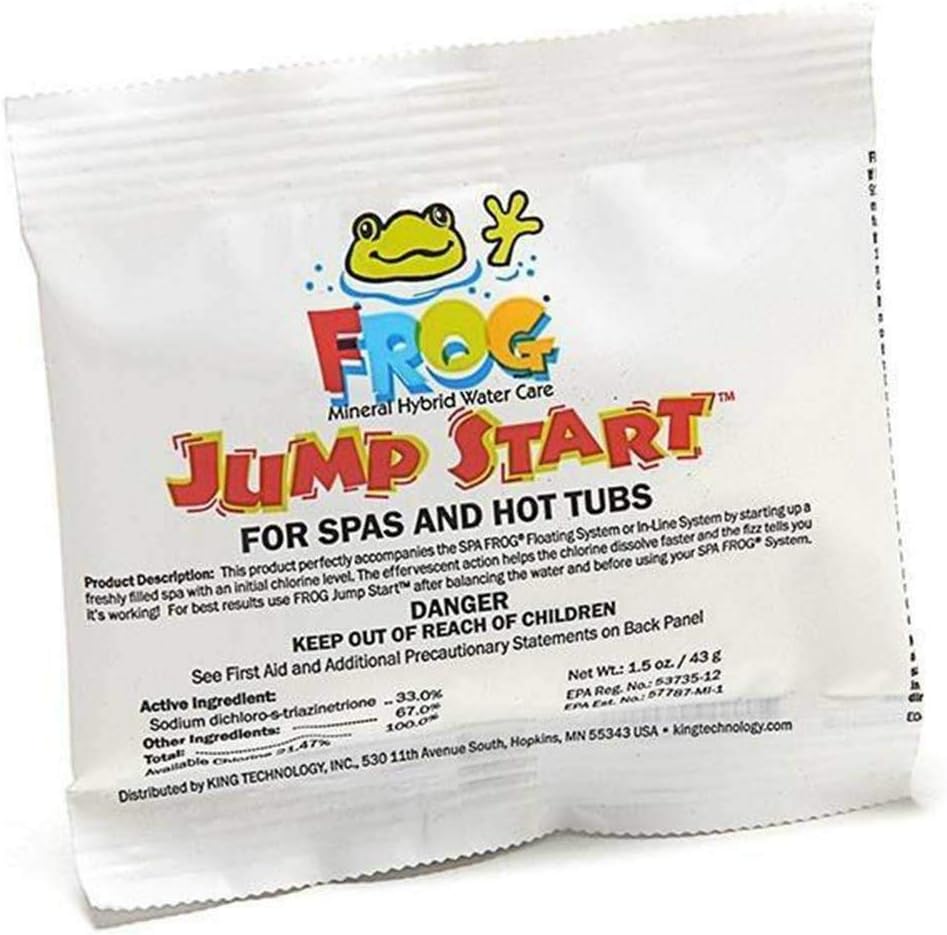 Pool Frog Jump Start for Spas & Hot Tubs 1.5 OZ Per Frog
