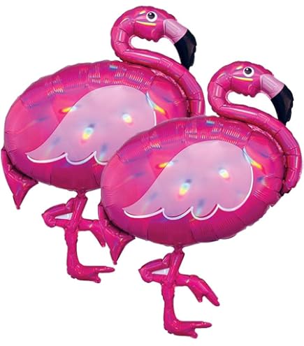 Elegant Flamingo Birthday Foil Balloon 45cm