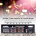 Pyle Wireless Karaoke Bluetooth Stereo Receiver – 4 Channel Power Amplifier w/ USB, Headphone, 2 Microphone Input w/ Echo, Talkover for PA Great for Home Speaker System – PTA42BTthumb 3