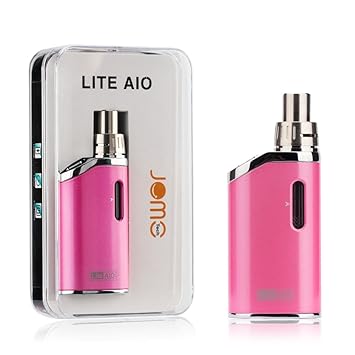 JOMO TECH E-Zigarette Lite AIO Box Mod Akkuträger mit LED Anzeiger E Zigaretten Set inkl. Sub Ohm OCC Coil Atomizer Einsteige