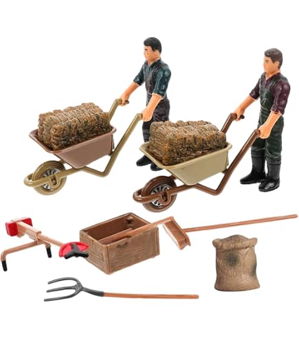 MXTIMWAN 12 Pièces Figurine Animaux de la Ferme, Mini Animaux Figure