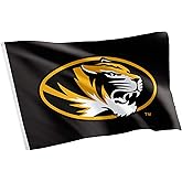 Desert Cactus University of Missouri UM Flag - 3 x 5 Feet Tigers Banner, Indoor/Outdoor Durable Fabric, 100% Polyester Design (Style 1)