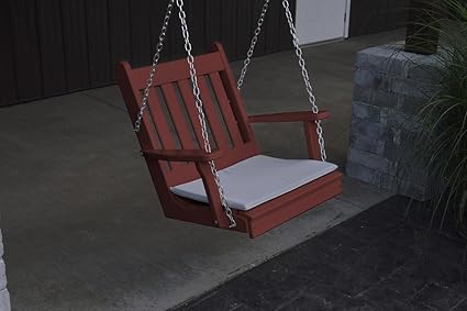 AD PlanetGarden, Outdoor, Indoor Wooden Swing Chair,Light Brown.!! Ships Worldwide !!