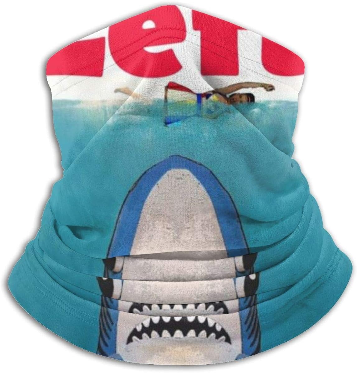 Jaws Left Shark Katy Perry Face Mask Bandanas For Dust, Outdoors, Festivals, Sports