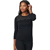 Cable & Gauge Illusion Yoke Sweater with Sparkle Accents