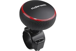 Hypersonic Large Steering Wheel Knob, Smooth Power Handle Spinner Knob Universal Steering Wheel Accessories for Forklift, Tru