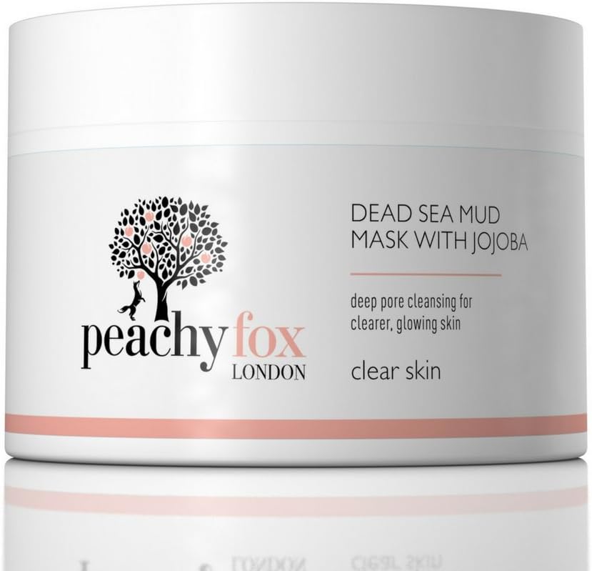 Dead Sea Mud anti-aging facial Mask with added Jojoba - Helps prevent breakouts & spots. Leaves your skin clean & clear with a healthy glow. Made in the UK, 30 day money back guarantee!