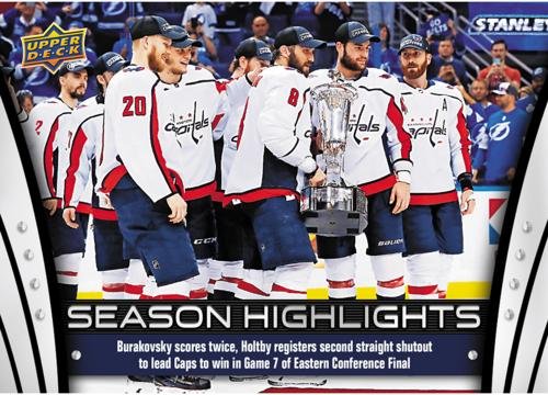 Upper Deck Washington Capitals 2018 Stanley Cup Champions Commemorative 30-Card Set - Hockey Team Sets