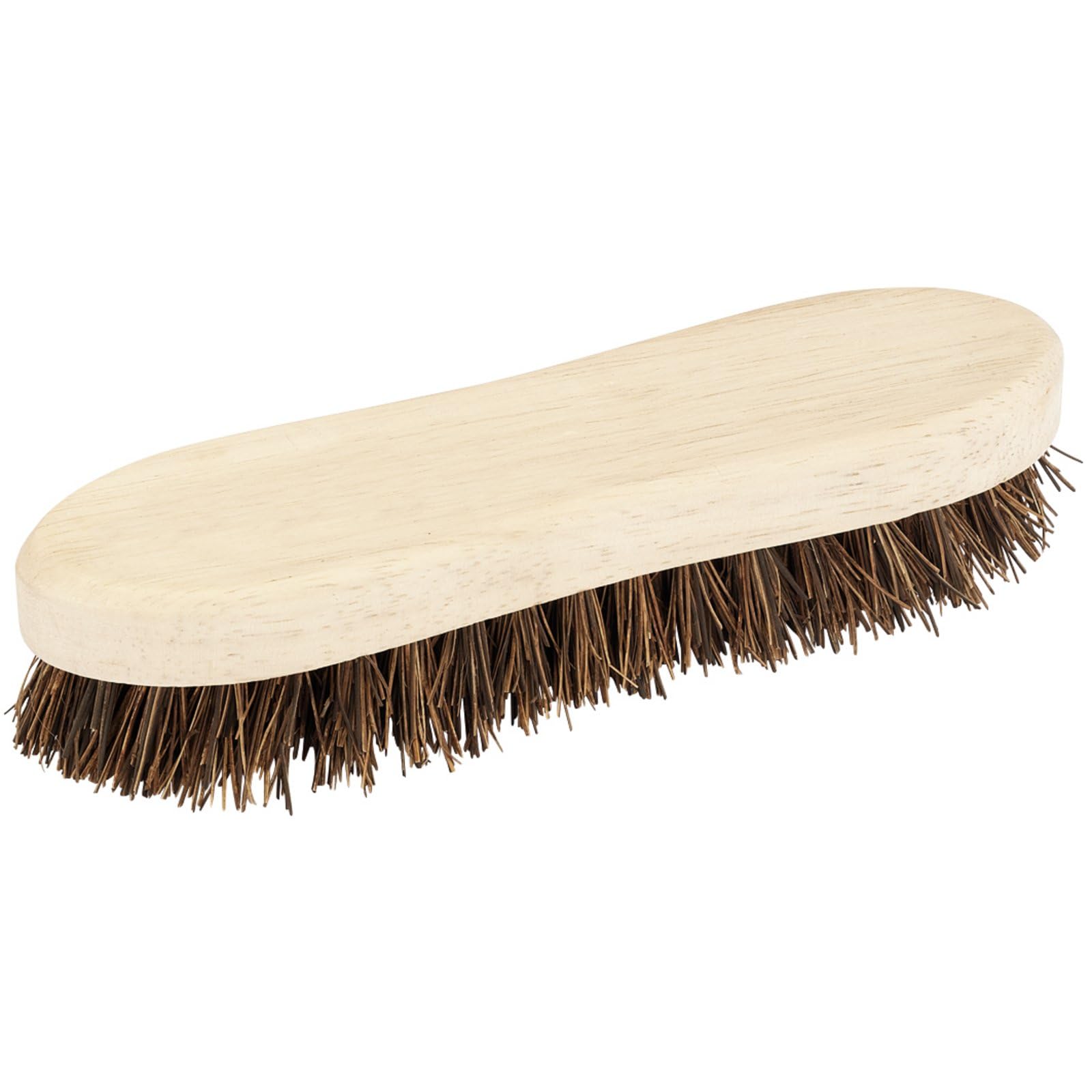 Draper 200mm Stiff Basine Scrubbing Brush | Wood Grip Cleaning Tool | 8" Multifunctional Scrubber | Outdoor and Indoor Hard Brush | 43781