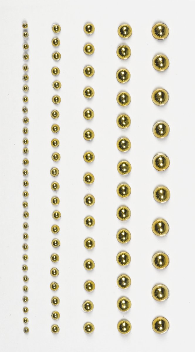 Baier & Schneider Sticker high Gloss Round Gold.