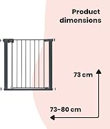 Safety 1st Easy Close Metal Gate – Pressure Fit Baby Gate 73-80 cm view 8
