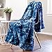 Chanasya Premium Wolf Faux Fur Throw Blanket - Soft, Fuzzy Sherpa & Minky Throw Blanket - for Bed or Couch - 50