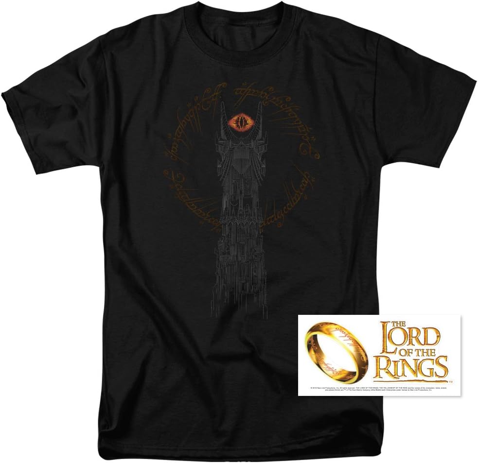 Lord of The Rings Tower of Sauron Eye T Shirt & Exclusive Stickers